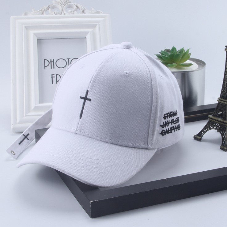 Кепка бейсболка Хрест біла