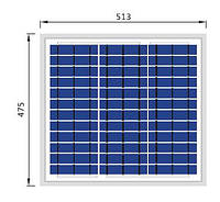 Солнечная батарея Perlight 20ВТ / 12В (Поликристалическая) PLM-020P-36