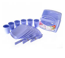 Набір посуду для пікніка на 6 персон 32 предмета SP-180 "Irak Plastik" (Туреччина)