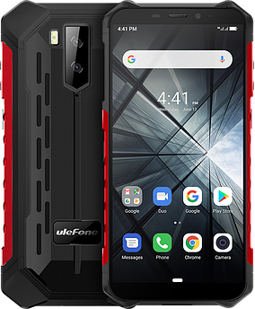 Захищений смартфон Ulefone Armor X3, 2/32 Gb, Підводна зйомка, IP68, 5000 mAh, Android 9.0, дисплей 5.5"