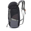 Рюкзак туристичний складний легкий для трекінгу 35 л чорний, фото 3