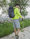 Рюкзак туристичний складний легкий для трекінгу 35 л чорний, фото 9