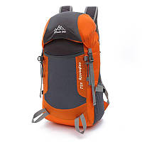 Легкий туристический рюкзак для трекинга. Складной рюкзак 35 литра. Оранжевый.