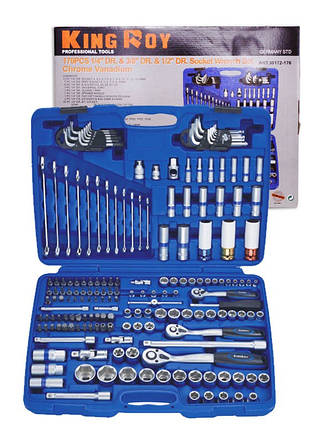 Набір інструментів King Roy 176MDA (176 предметів), фото 3