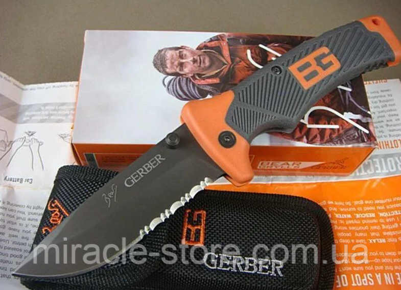 Складаний ніж для полювання та риболовлі Gerber Bear Grylls Scout 22 см