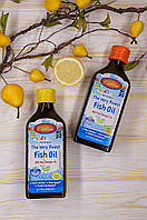 Carlson, норвежская серия для детей, самый лучший рыбий жир, натуральный лимонный вкус, 800 мг, 200 мл