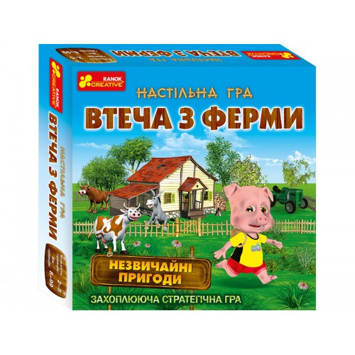 Дитяча настіільна гра  hotdeal  "Втеча з ферми" 19120057 укр. мовою, фото 1