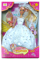 Лялька Defa Наречена в фаті 29 см 6003