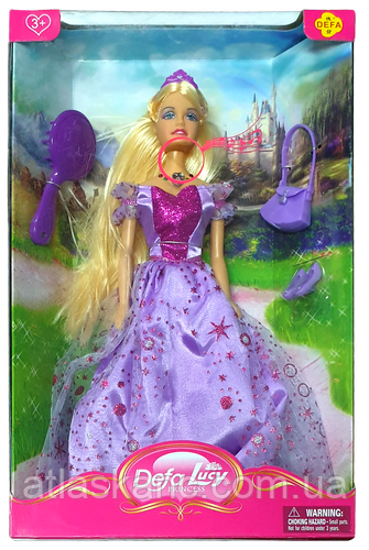 Лялька Defa принцеса світло та звук 28 см 8239, фото 1