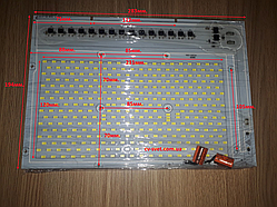 Smart IC 220V 150w Світлодіод 150 ватт 220 вольт SMD LED 150w 283мм*194мм