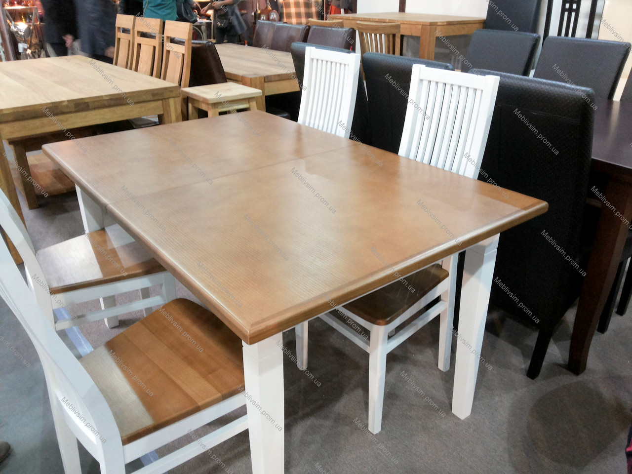 Стіл кухонний дерев'яний Явір 2 GOOD WOOD Руськополянський Меблевий Комбінат Явір