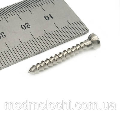 Гвинт малий спонгіозний D=3,5мм, 28мм