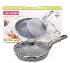 Сковорода з гранітним покриттям 24 см Kamille 4271 GR