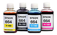 Epson WorkForce Комплект чернил INCOLOR (4x100 мл.) Black, Cyan, Magenta, Yellow, 4x180 мл