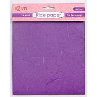 Рисовая бумага, фиолетовая, 50x70 см