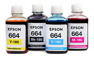 Epson PX-204 Комплект чорнил InColor (4х100мл.) Black, Cyan, Magenta, Yellow, 4x180 мл