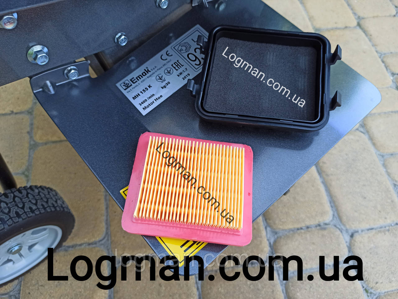 Фільтр повітряний для культиватора Oleo-Mac MH 155 K/Efco MZ 2055 K, фото 1