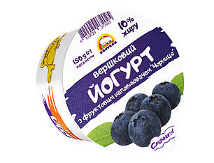 Йогурт вершковий АМА чорниця 10%, фото 2