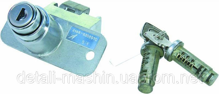Личинка замка ВАЗ 2108, 2109, 2113, 2114 дверей, багажника "ВАТ-ДААЗ ...