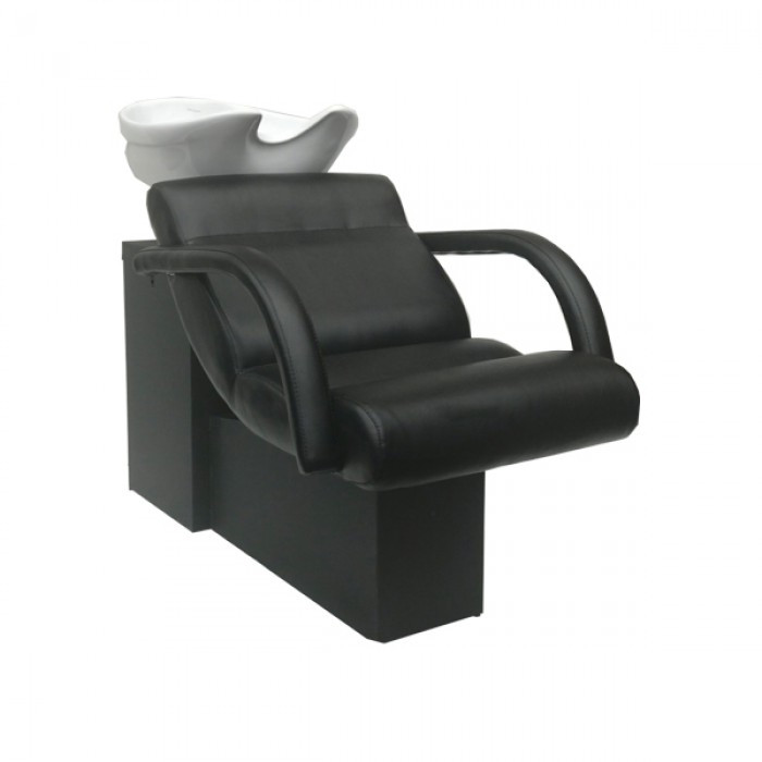 Мойка парикмахерская Чип оне керамика нью-йорк экокожа черная (Frizel TM)