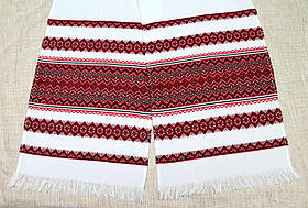 Весільний тканий рушник (2,40 м.*0,36 м.) для весільних хрещених батьків