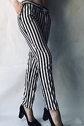 БАТАЛЬНІ літні штани N°17 КП чорна