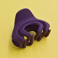 Краб для волосся 6 шт. каучук, кольорові, розмір 4,5х3 см