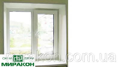 Вікно 1300х1410 спальня, кухня, дитяча зі встановленням