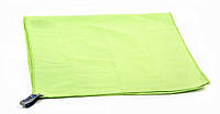 Туристическое полотенце BLUEFIELD из микрофибры 70х30см Зеленый.