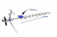 Антенна наружная для Т2 EUROSKY 007