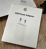 Apple адаптер живлення для iPhone Apple 5W, USB Power Adapter, мережевий зарядний пристрій для айфона, 5V 1A, фото 5