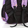 Рюкзак шкільний ортопедичний для дівчинки 3-8 класу бузковий сильний яскравий на три відділи Dolly 541, фото 6
