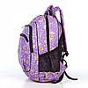 Рюкзак шкільний ортопедичний для дівчинки 3-8 класу бузковий сильний яскравий на три відділи Dolly 541, фото 8