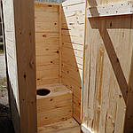Туалет дерев'яний садовий, фото 4