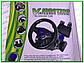 Ігровий кермо Super Vibration Steering Wheel USB/PC/PS3, фото 2