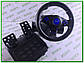 Ігровий кермо Super Vibration Steering Wheel USB/PC/PS3, фото 5