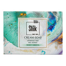 Мило ШИК крем-мило Зелений чай та лотос 100г (коробка) 1591