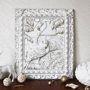 Барельєф Пара фламінго КР 909 золото