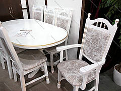 Стіл кухонний овальний Гірне 1 GOOD WOOD Руськополянський Меблевий Комбінат Явір