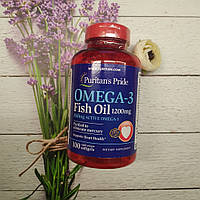 Puritan's pride Omega-3 Fish Oil 1200 mg (360 mg Active Omega-3) 100 Softgels