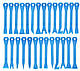 Інструменти для зняття обшивки (облицювання) авто 27 шт. (ЗІ-27) Блакитний, фото 2