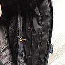 Сумка ділова класична чорна, повсякденна каркасна жіноча сумка з квітами з ручкою та ременем, фото 4