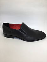 Туфли мужские модельные,классические,кожаные на резинке Stepter черные