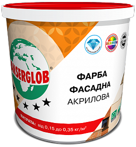 Фарба фасадна акрилова 28кг., ANSERGLOB, фото 1