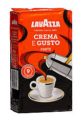 Кава мелена Lavazza Crema e Gusto Forte 250гр., Лавацца Оригінал Італія!