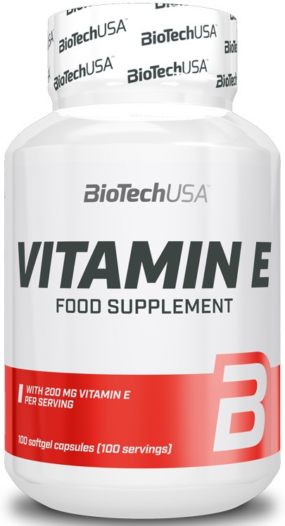 Вітаміни BioTech USA Vitamin E 100 caps, фото 1