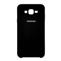 Silicone Case Premium на Samsung J7 2015 / J7 Neo / J700 Black