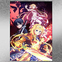 Плакат А3 Аниме Sword Art Online 004