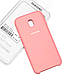 Silicone Case Premium на Samsung J7 2017 / J730 Pink - фото 1 - id-p1140382756