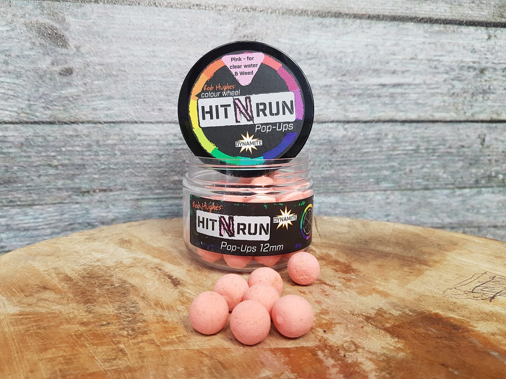 Плаваючі бойли DYNAMITE BAITS Hit n Run Pop-Up - Pastel Pink 15mm